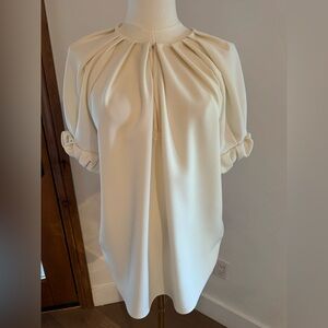 A.L.C Brand White crew neck short sleeve women’s shirt size 4 color white.